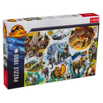 Puzzle Trefl din 1000 de piese - Dinozauri