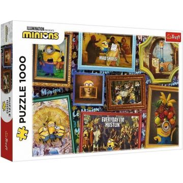 Puzzle Trefl din 1000 de piese - Galeria Minions