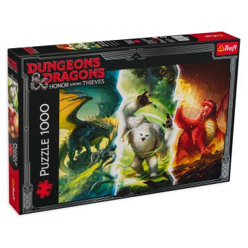 Puzzle Trefl din 1000 de piese - Monștri legendari din Dungeons & Dragons