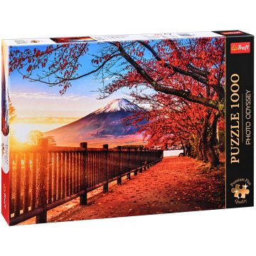 Puzzle Trefl din 1000 de piese - Muntele Fuji, Japonia