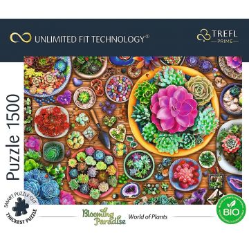 Puzzle Trefl din 1500 de piese - Lumea plantelor