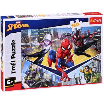 Puzzle Trefl din 160 de piese - Puterea lui Spiderman