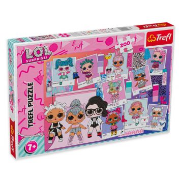 Puzzle Trefl din 200 de piese - Păpuși dulci