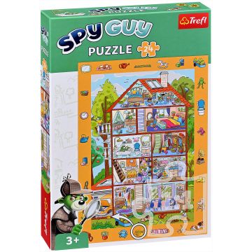 Puzzle Trefl din 24 de piese - Spy Guy, Acasă
