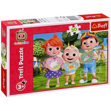 Puzzle Trefl din 30 de piese - Cocomelon, hai să ne jucăm împreună!