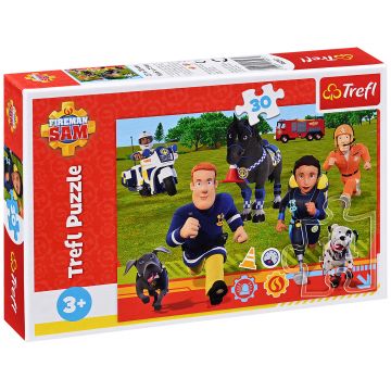 Puzzle Trefl din 30 de piese - Pompierul Sam