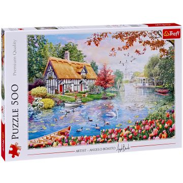 Puzzle Trefl din 500 de piese - Paradise Silence
