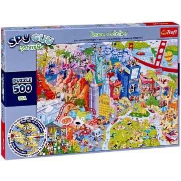 Puzzle Trefl din 500 de piese - Spy Guy, SUA