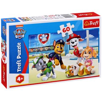 Puzzle Trefl din 60 de piese - În lumea lui Pes Patrol