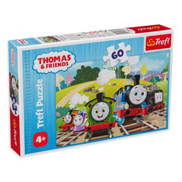 Puzzle Trefl din 60 de piese - Thomas călătorind
