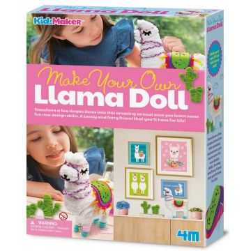 Set creativ 4M - Faceți o păpușă lamă
