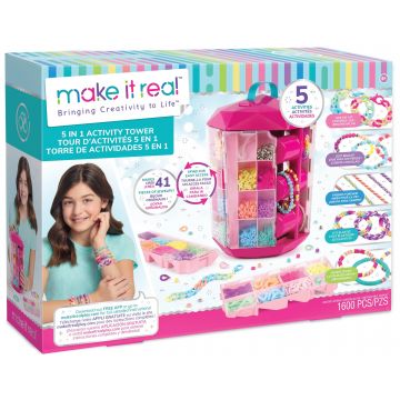 Set creativ 5 în 1 Make it Real - Creează-ți brățări