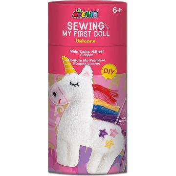 Set creativ Avenir - Coase-ți o jucărie de pluș , Unicorn