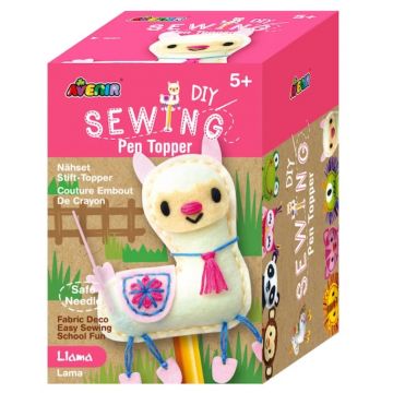 Set creativ Avenir - Coase-ți singur  topper creion, Lama