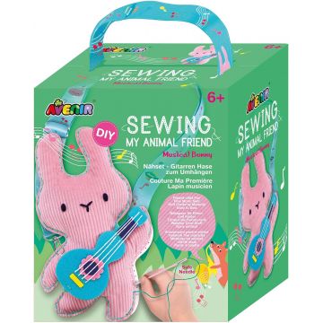 Set creativ Avenir - DIY un chitarist iepuraș cu o curea