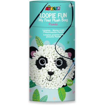 Set creativ  Avenir - Fă-ți propria geantă shaggy , panda
