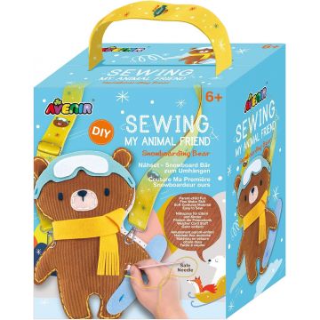 Set creativ Avenir -  urs snowboarder cu cureaua