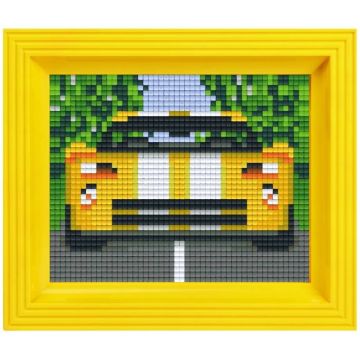 Set creativ cu cadrul și pixel Pixelhobby Classic - Mașină