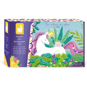 Set creativ Janod - Goblen cu diamante, imagini magice