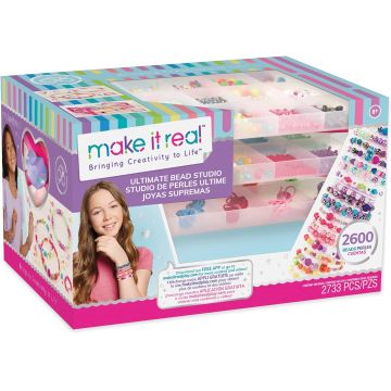 Set creativ Make it Real - Creează-ți brățări cu cutie de depozitare