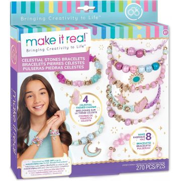 Set creativ Make it Real - Creează-ți brățări cu minerale