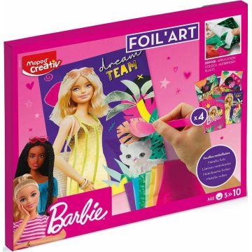 Set creativ Maped Creativ Barbie - Aplicații cu folie