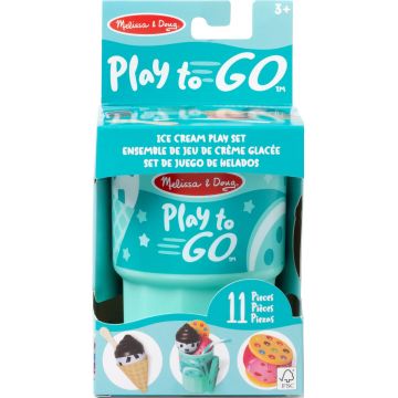 Set de joacă Melissa & Doug Play to Go - Ice Cream, 11 piese