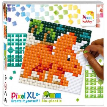 Set de pixeli creativ  Pixelhobby - XL, Dinozaur triceratops