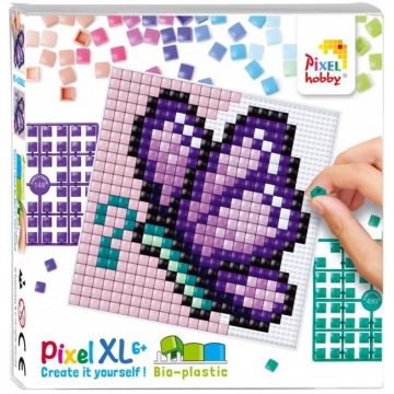 Set de pixeli creativ  Pixelhobby - XL,Fluture violet