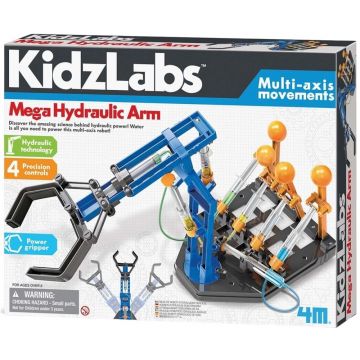 Set de știință  4М Kidz Labs - Tânăr inginer, braț hidraulic