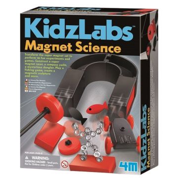 Set de știință  pentru experimente 4M Kidz Labs - Magneți