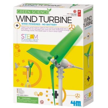 Set pentru copii 4M - Știință verde, turbină eoliană