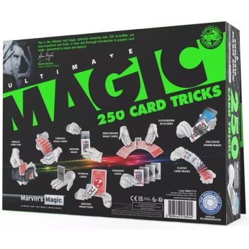 Setul de jocuri de magie Marvin's Magic Game - 250 de trucuri de cărți uimitoare