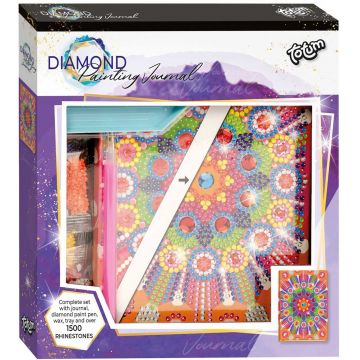 Totum Creative Set - Caiet caleidoscop cu diamante