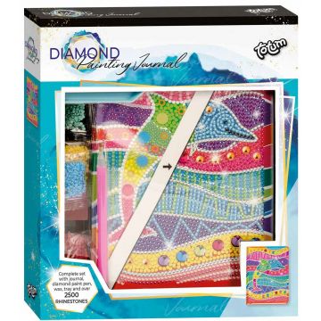 Totum Creative Set - Notebook cu diamante, delfin