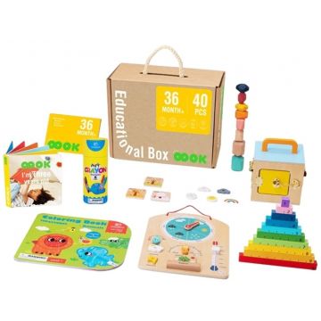 Trusa educațională Tooky Toy - Montessori, 40 piese