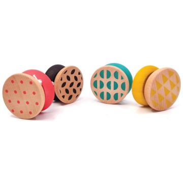Yo-yo din lemn Svoora - Geom, asortiment