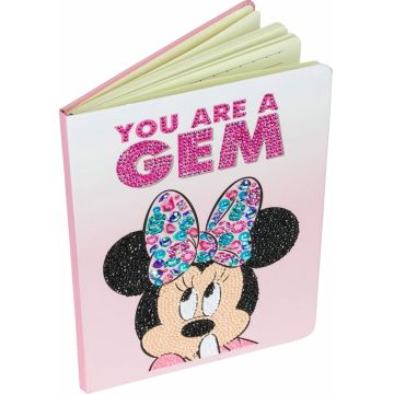 Caiet cu tapiserie cu diamante Craft Buddy - Minnie Mouse