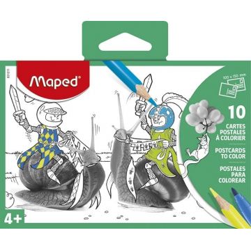 Cărți de colorat Maped Creativ - 10 bucăți, asortiment