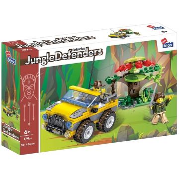 Constructor Alleblox Jungle Defenders -Jeep și copac, 179 piese