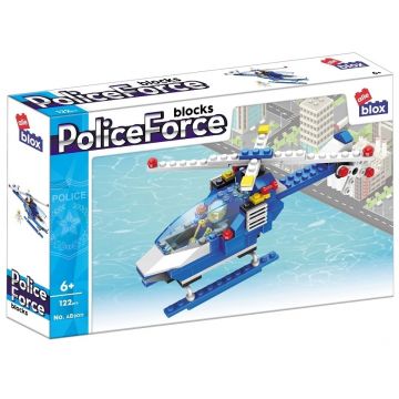 Constructor Alleblox Police Force - Elicopter de poliție, 122 piese