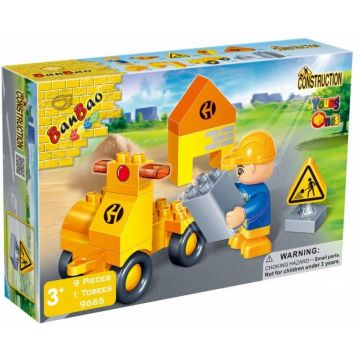 Constructor BanBao Young Ones - Constructor de mașini, 9 piese