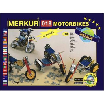 Constructor de metal 10 in 1  Merkur - Motoare, 182 piese