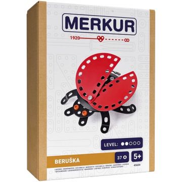 Constructor de metal Merkur - Buburuza, 37 piese