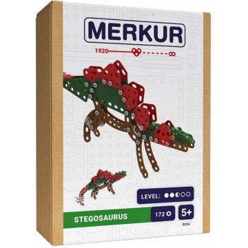 Constructor de metal Merkur - Stegozaur, 172 piese