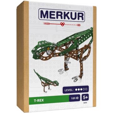Constructor de metal Merkur - Tyranosaurus Rex, 189 piese