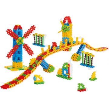 Constructor de vafe Marioinex - Pod cu mori de vânt, 245 piese