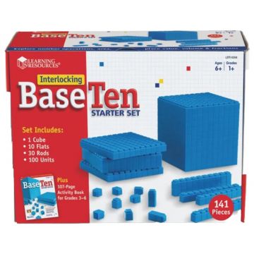 Constructor Learning Resources - Baza 10, 141 piese