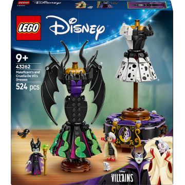 Constructor LEGO Disney - Rochiile ticălosului și Crudelei De Vil (43262)