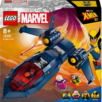 Constructor LEGO Marvel Super Heroes - X-Javionul cu reactie lui X-Men (76281)